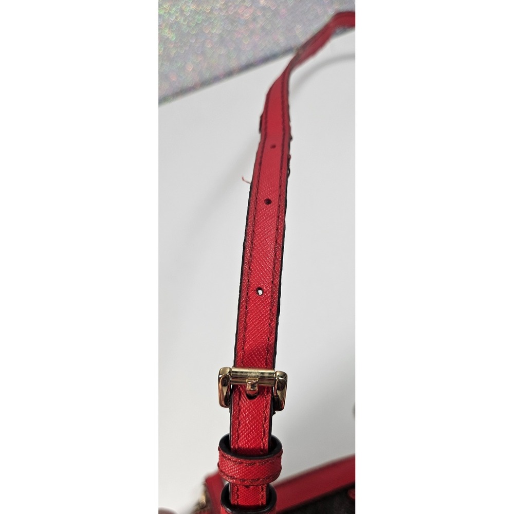 Michael Kors MK Limited Edition Butterfly Crossbody Bag Monogram Logo Gold Chain - Picture 7 of 9